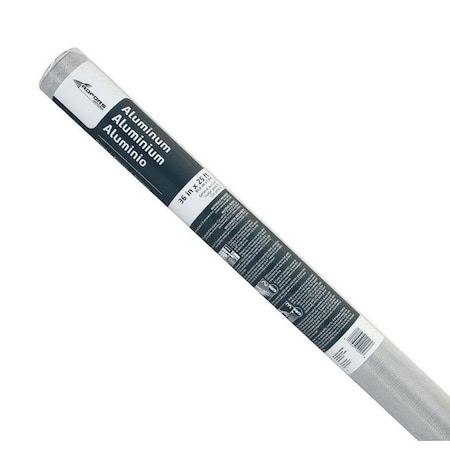 Adfors Saint-Gobain ADFORS 36 in. W X 25 ft. L Gray Aluminum Insect Screen Cloth FCS9214-M